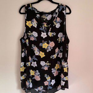 Torrid Georgette Floral Tank Top